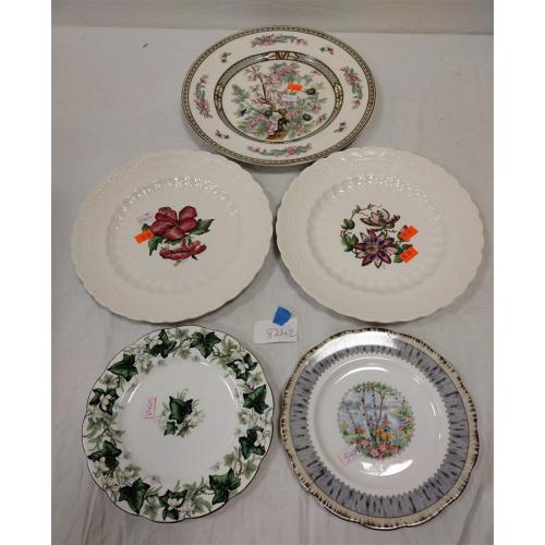 PLATES: ROYAL ALBERT, DUCAL INDIA TREE, SPODE