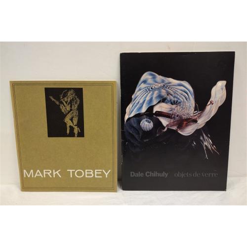 1965 MARK TOBY EXHIBITION BOOK & 1986 DALE CHIHULY BOOK