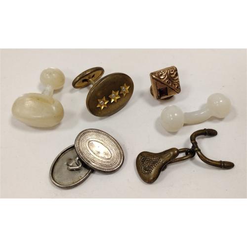 MEN'S ANTIQUE SINGLE CUFF BUTTONS/LINKS