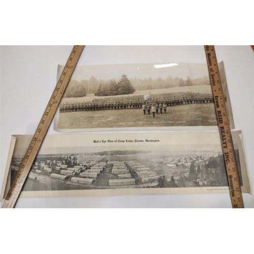 1918 CAMP LEWIS PHOTO AND CAMP LEWIS PRINT