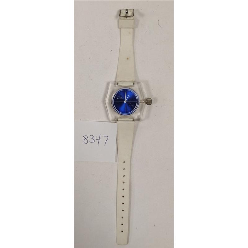 CHATEAU SWISS LUCITE WATCH.  AS IS