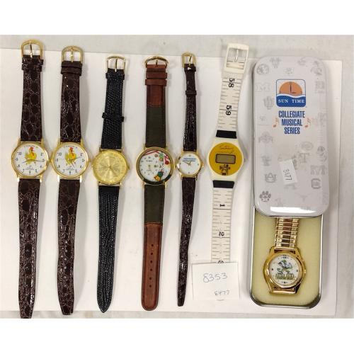 SEVEN ADVERTISING AND SPORTS WATCHES