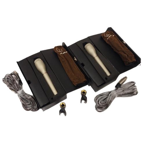 TWO AUDIO TECHNICA AT802 OMNIDIRECTIONAL DYNAMIC MICROPHONES