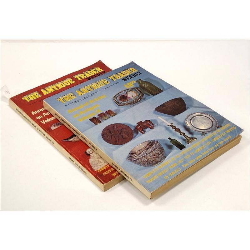 TWO THE ANTIQUE TRADER WEEKLY MAGAZINES