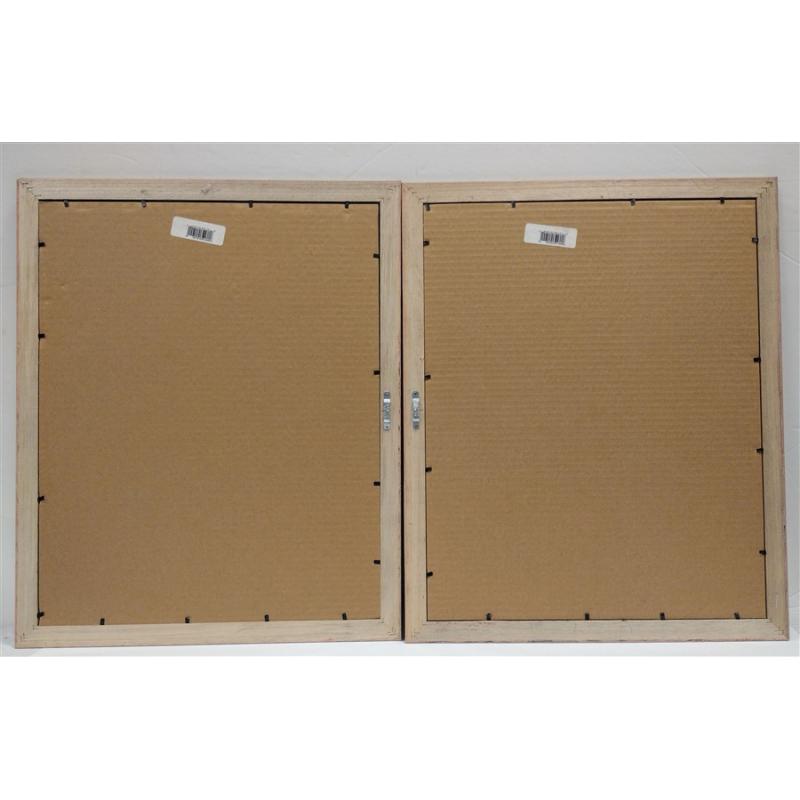 PAIR OF FRAMED SEWING MOTIF PHOTO LITHO PRINTS