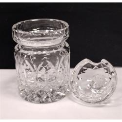 HEAVY LEAD CRYSTAL JAM JAR