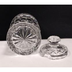 HEAVY LEAD CRYSTAL JAM JAR