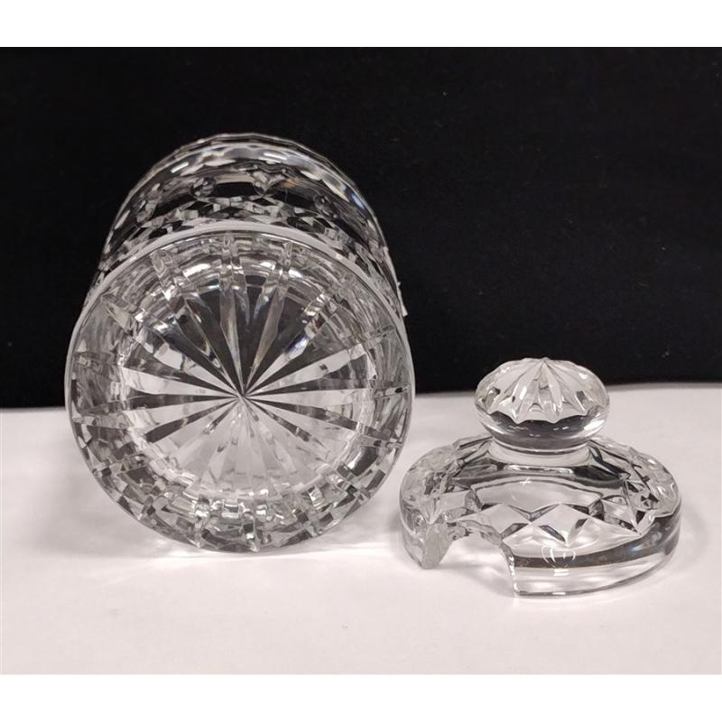 HEAVY LEAD CRYSTAL JAM JAR