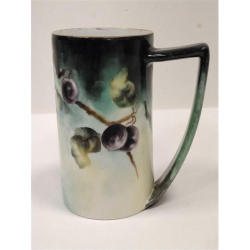 LARGE HAND PAINTED AUSTRIAN MUG