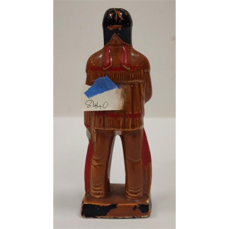 20TH CENTURY CANADA CERAMIC "INDIAN" SOUVENIR FIGURE.