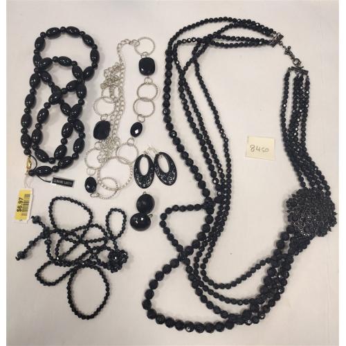 BLACK COSTUME JEWELRY