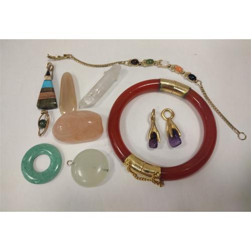 ASSORTED STONE JEWELRY