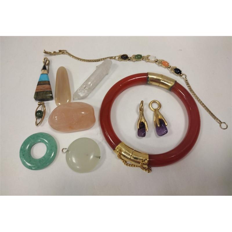 ASSORTED STONE JEWELRY