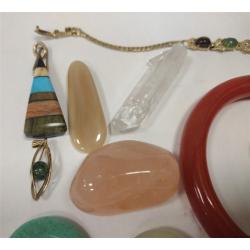 ASSORTED STONE JEWELRY
