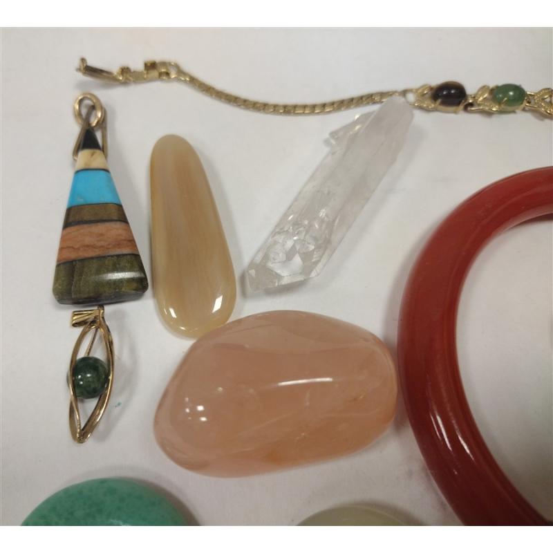 ASSORTED STONE JEWELRY