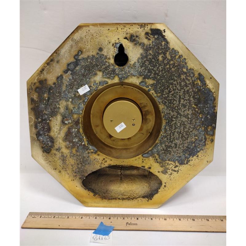 WESTWOOD GERMANY BAROMETER IN OCTAGONAL BRASS FRAME