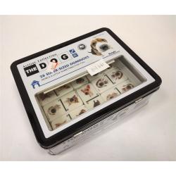 DOG DOMINOES - ARTLIST COLLECTION THE DOG DOMINOES IN A TIN LUNCH BOX
