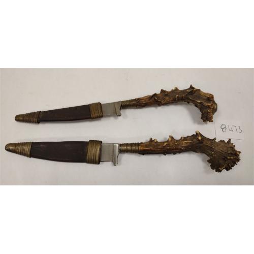 Ackermannchen Solingen Rostfrei Knives with antler handles