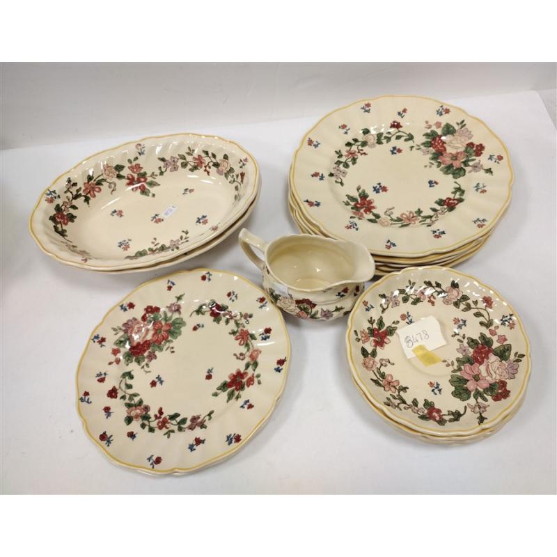 ROYAL DOULTON WILDFLOWER PARTIAL DISH SET