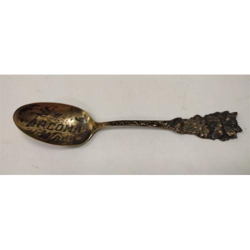 STERLING SILVER ART NOUVEAU TACOMA COLLECTOR SPOON