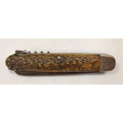 VINTAGE ANTON WINGER JR FOLDING KNIFE WITH THREE BLADES AND CORK SCREW
