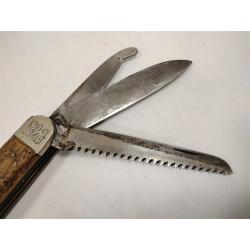 VINTAGE ANTON WINGER JR FOLDING KNIFE WITH THREE BLADES AND CORK SCREW