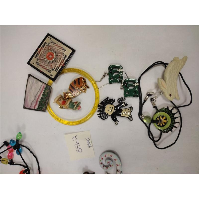 HOLIDAY AND PLASTIC JEWELRY PLUS MORE