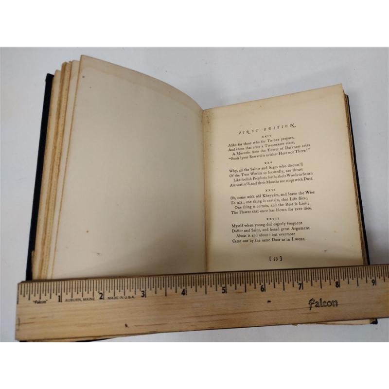 RUBAIYAT OMAR KHAYYAM 1913 LEATHER BOUND