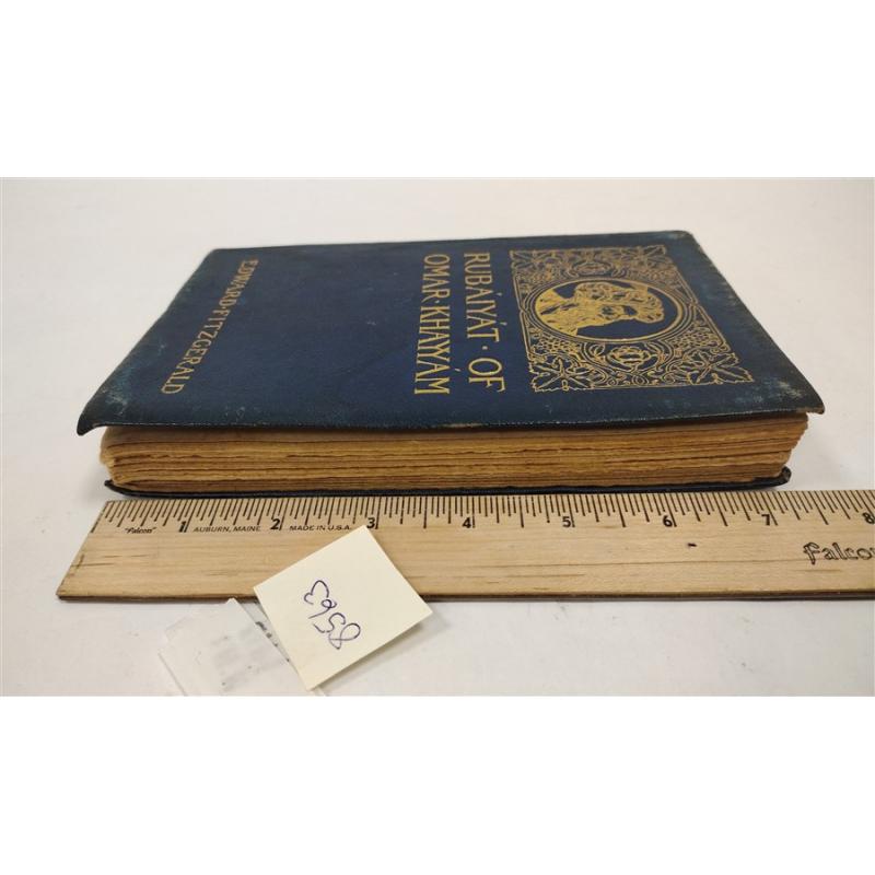 RUBAIYAT OMAR KHAYYAM 1913 LEATHER BOUND
