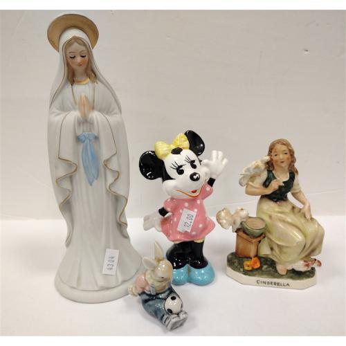 FOUR VINTAGE FIGURES