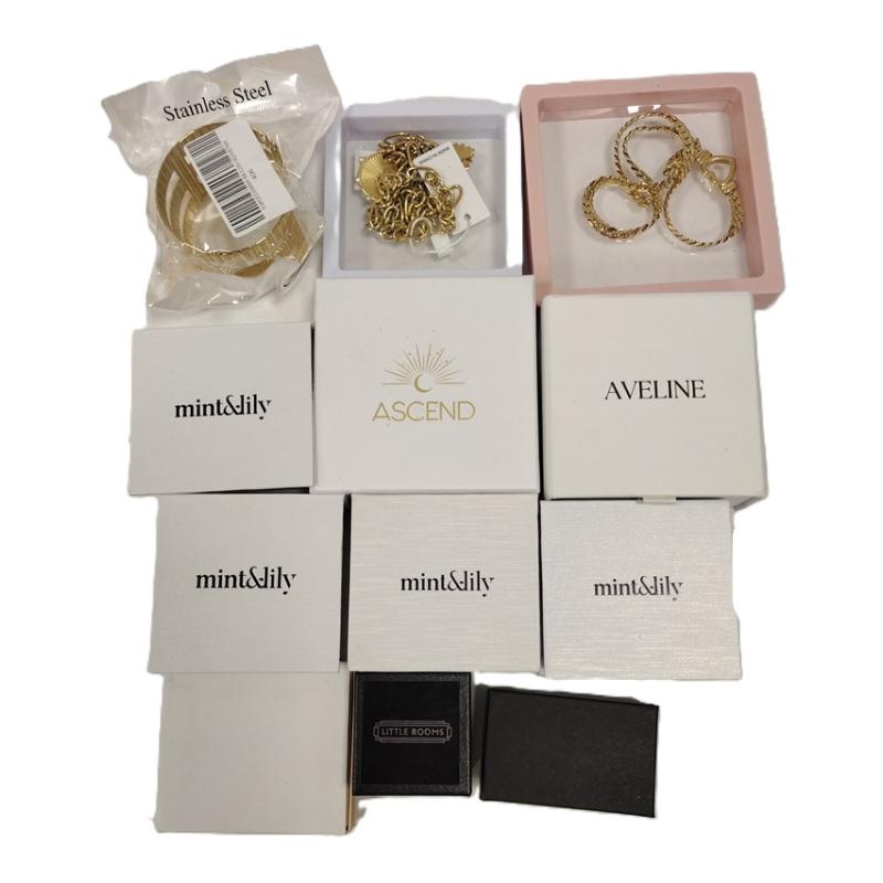 NEW IN BOX CONTEMPORARY JEWELRY 12 BOXES - 14 PIECES TOTAL