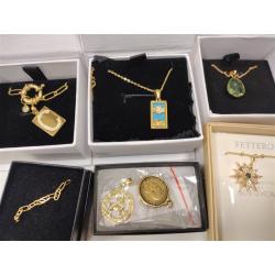 NEW IN BOX CONTEMPORARY JEWELRY 12 BOXES - 14 PIECES TOTAL
