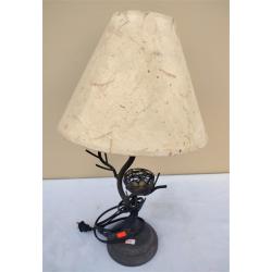 CONTEMPORARY METAL BIRD NEST LAMP WITH SHADE