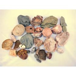 COLLECTION OF ROCK SPECIMENS, SOME POLISHED