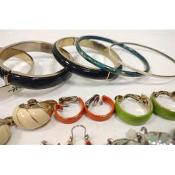 ENAMELED COSTUME JEWELRY