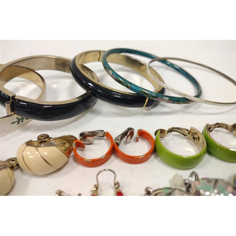 ENAMELED COSTUME JEWELRY