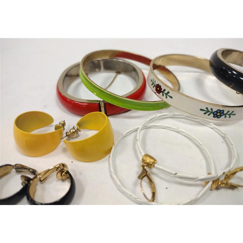 ENAMELED COSTUME JEWELRY