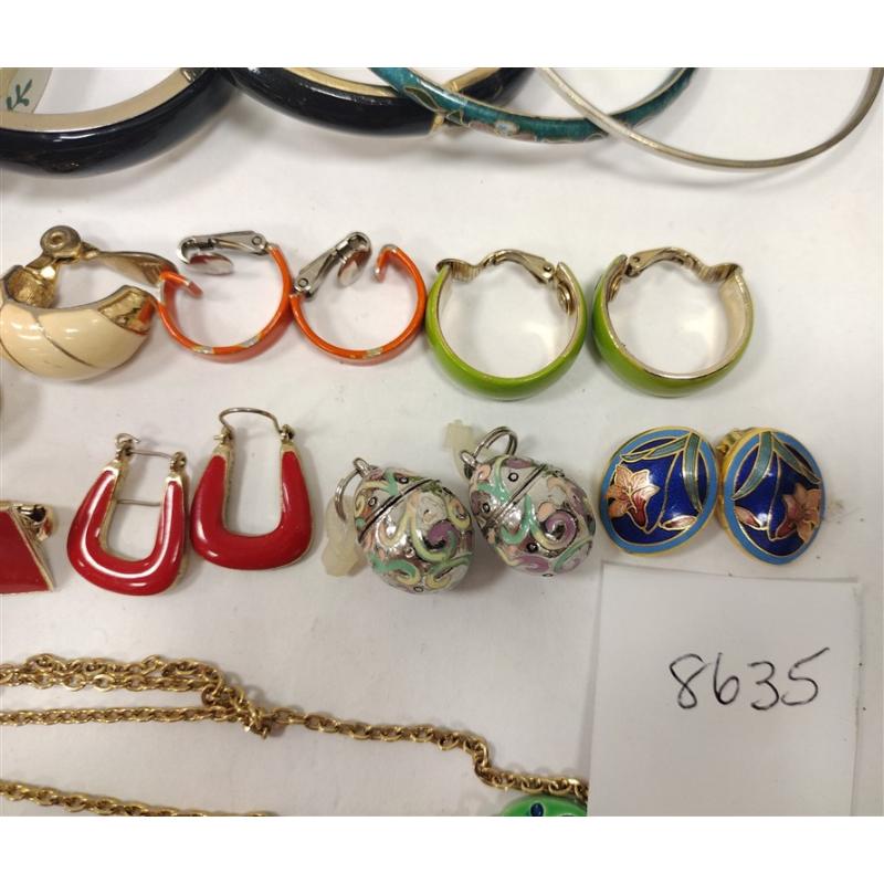 ENAMELED COSTUME JEWELRY