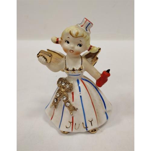 VINTAGE LEFTON JULY BIRTHDAY ANGEL