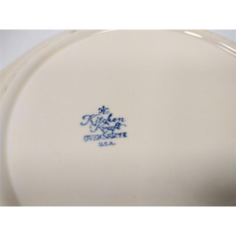 VINTAGE HOMER LAUGHLIN MEXICANA MIXING BOWL AND PLATTER