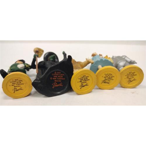 Loews 1940, Ren. Turner rubber plastic wizard of Oz figures
