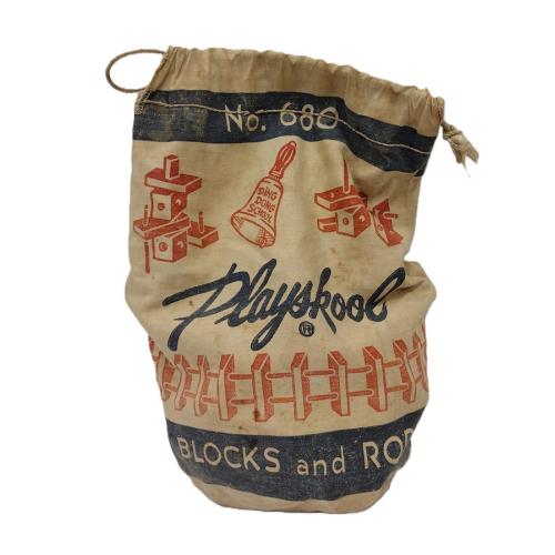 PLAYSKOOL BLOCKS AND RODS IN ORIGINAL BAG