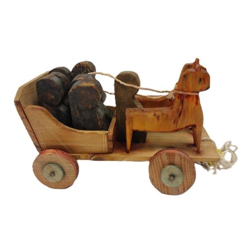 POLISH HAND MADE WOOD PULL TOY