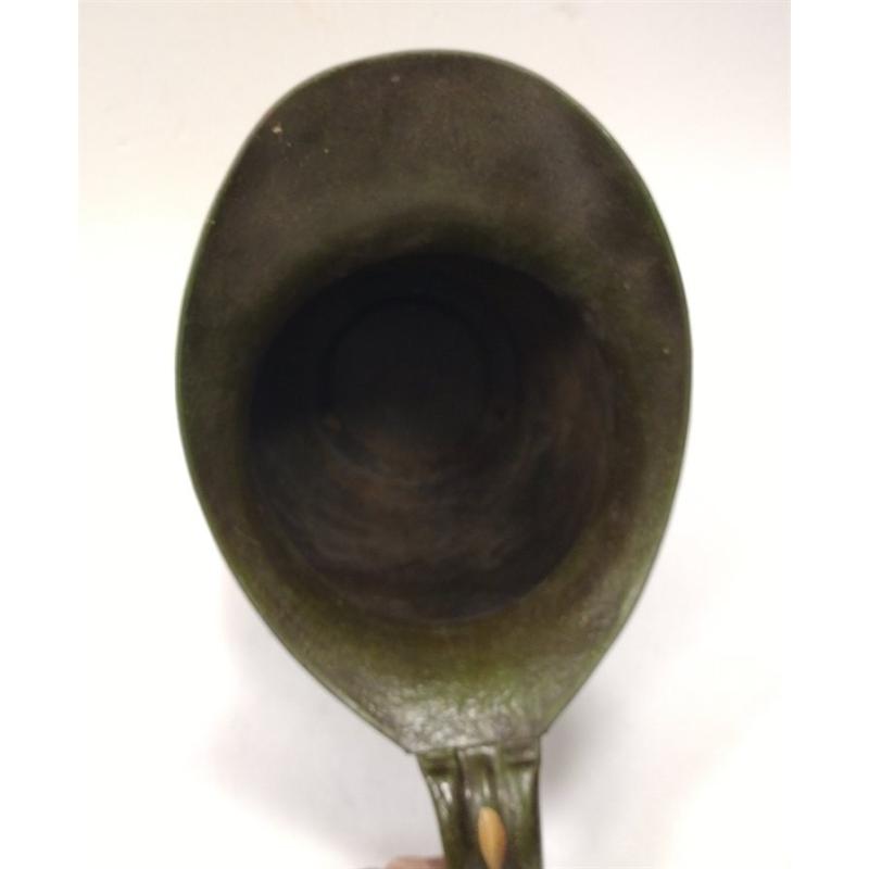 TOLE PAINTED METAL WATER PITCHER