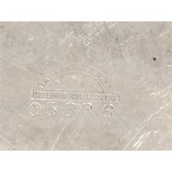 THREE BARBOUR SILVER COMPANY SILVER PLATED GRAPE MOTIF SERVERS