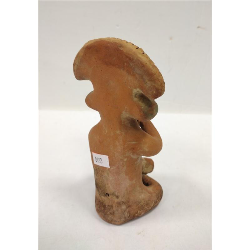SOUTH AMERICAN CLAY MUSICIAN FIGURE
