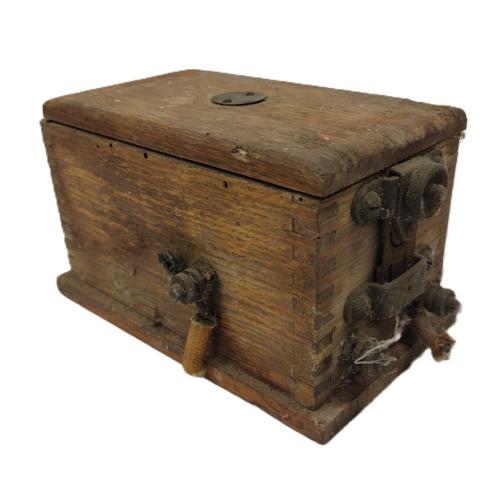 WWI MODEL T WOODEN IGNITION COIL - TOP IS LOOSE