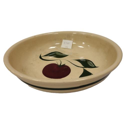 WATT POTTERY APPLE PATTERN SPAGETTI BOWL