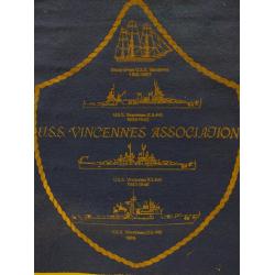 U.S.S. VINCENNES ASSOCIATION 1985 FELT BANNER
