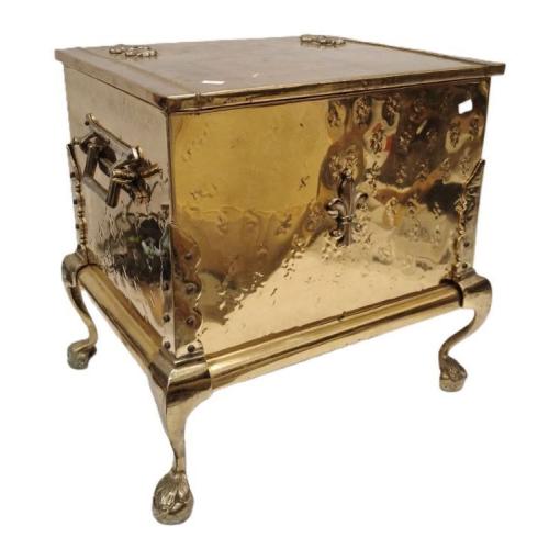 BRASS COVERED BOX